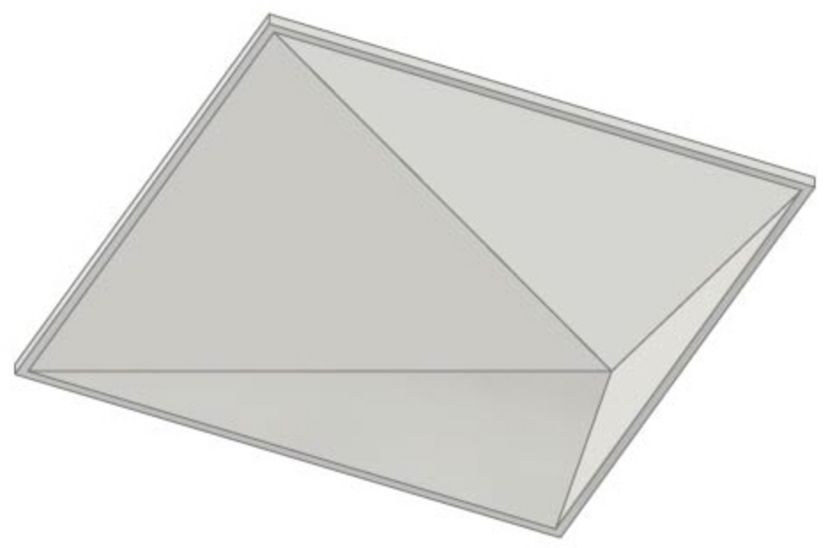 Pyramid Diffuser Ceiling Tile TL-0131 (4x4ft)