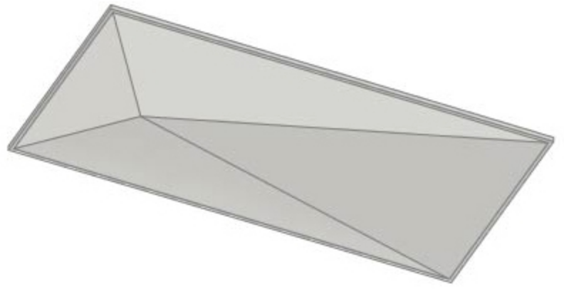 Pyramid Diffuser Ceiling Tile TL-0133 (2x4ft)