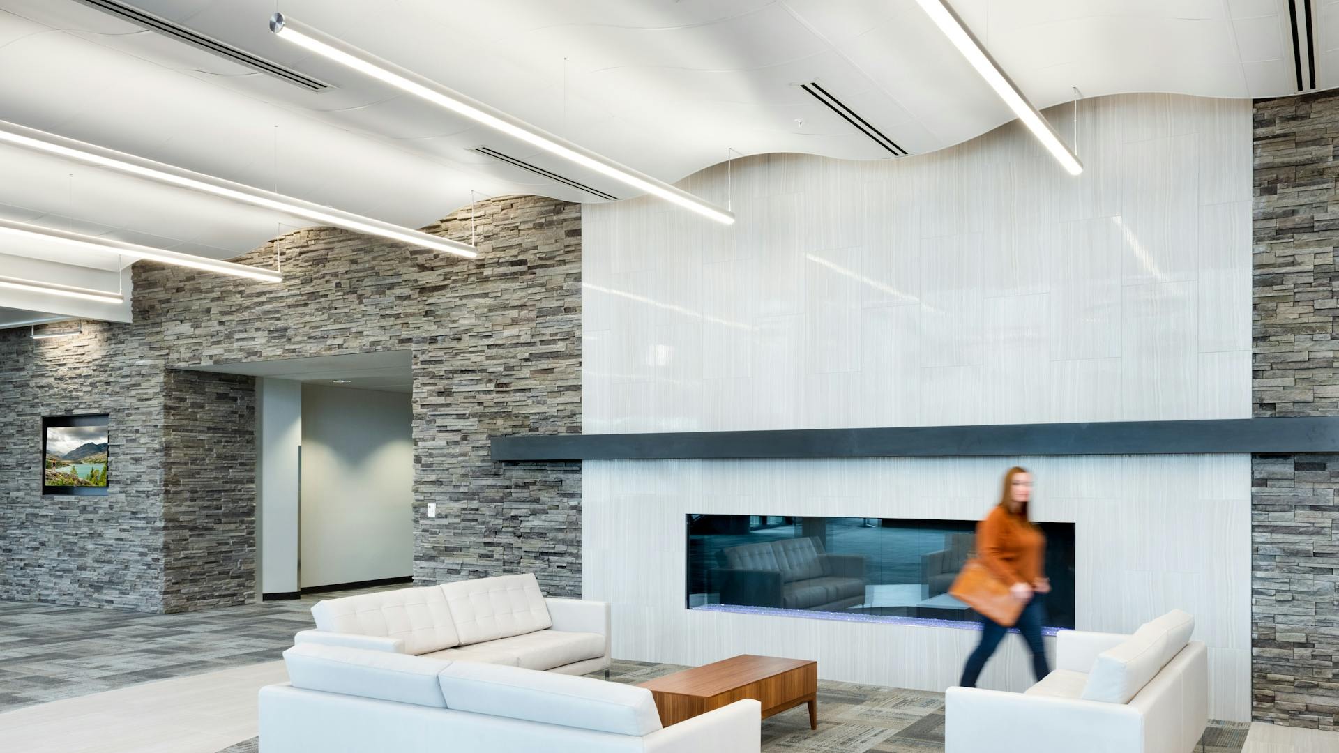 Rockfon® CurvGrid™ - Two-directional Curved Ceiling System