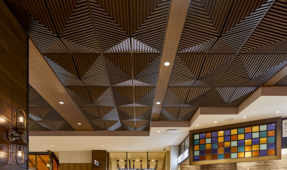 CGSchmitt - Above View Inc - Casino Grooved Quarter Pyramid Ceiling Tiles