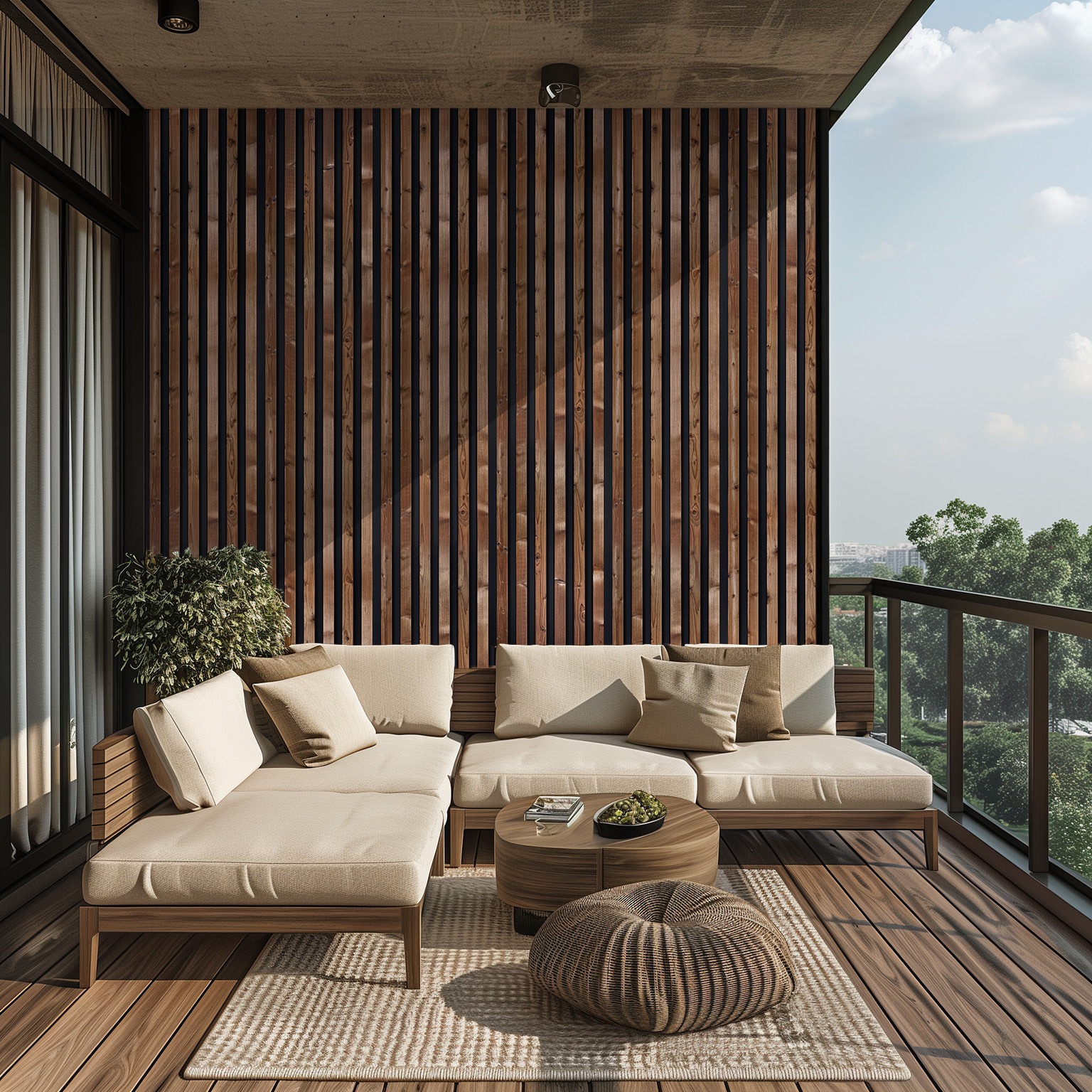 Schmitt&Co - Interlam Aluwood outdoor slat panels