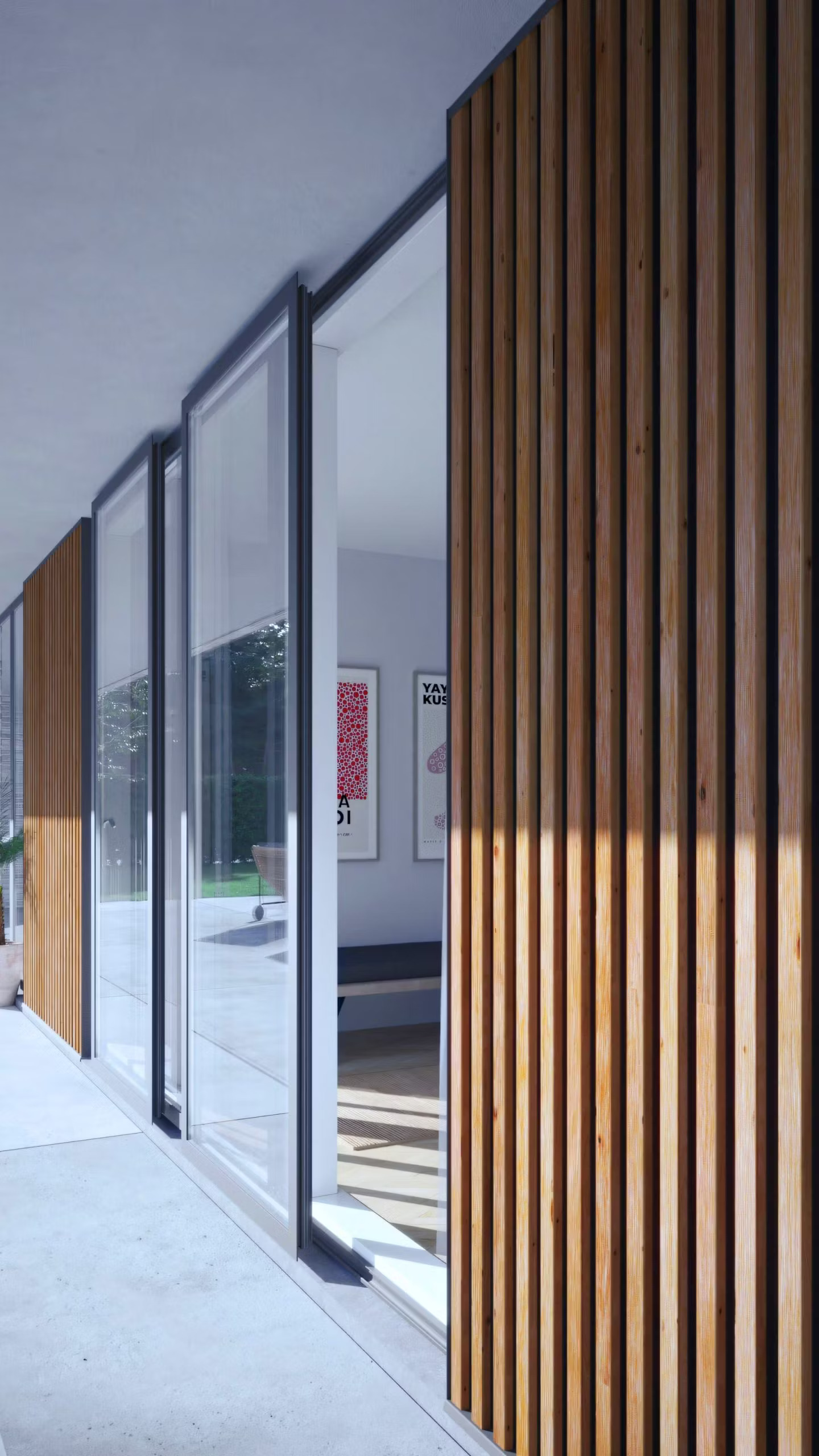 Schmitt&co - AluWood - exterior wood slat wall panels