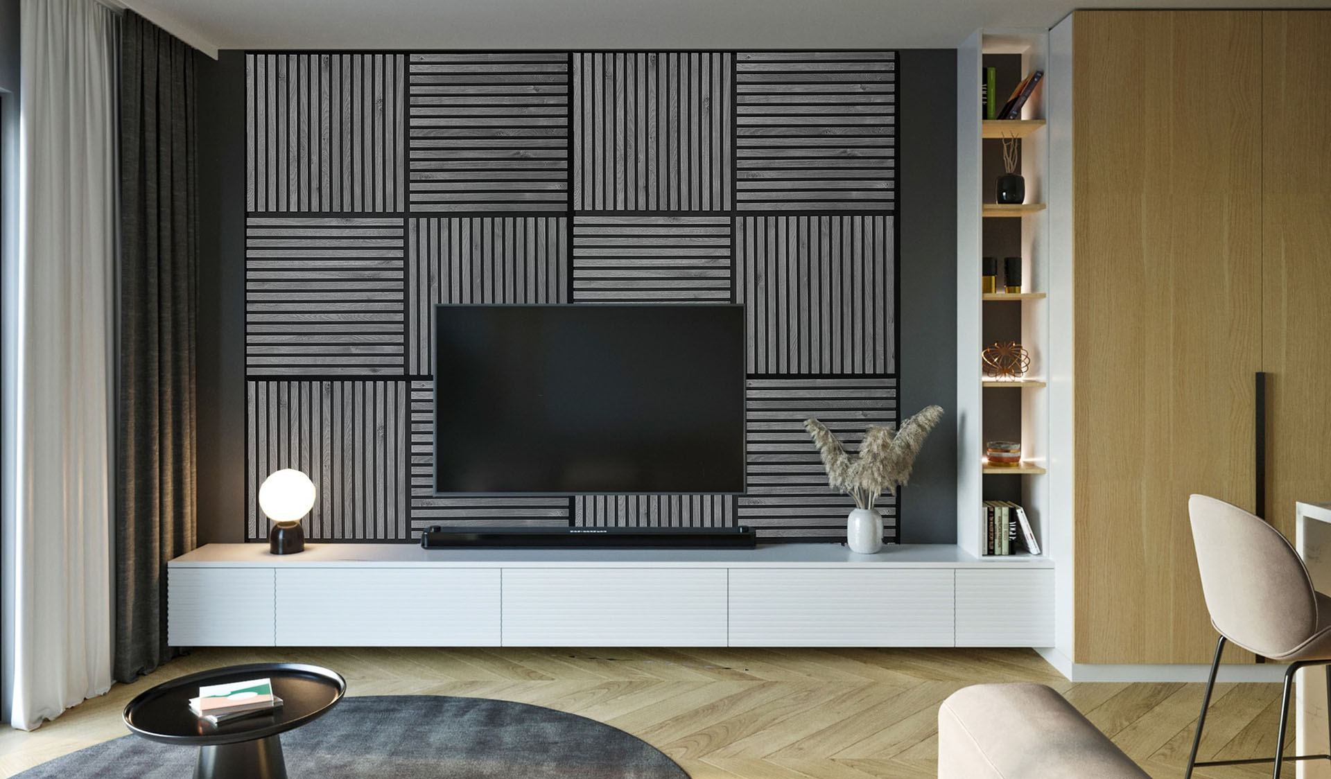 Schmitt&Co - Akutile Acoustic wood tiles for walls and ceilings