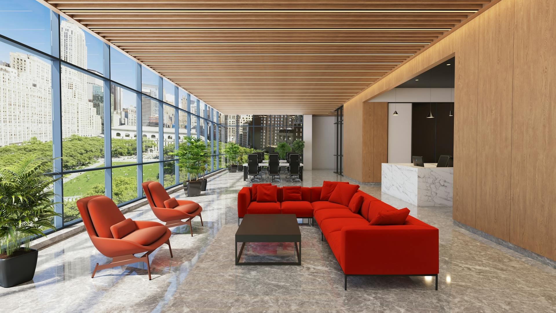 Schmitt&Co - linear metal beam baffle system