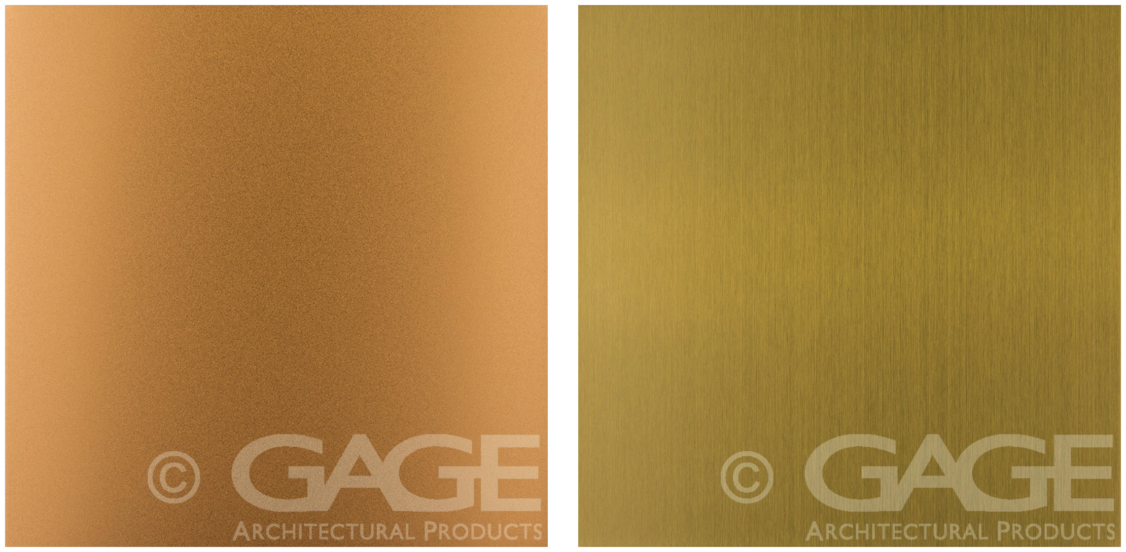 Gage colored PVD stainless steel panel