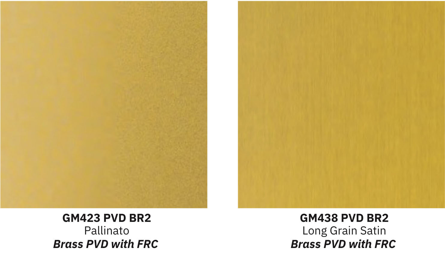 Gage colored PVD stainless steel panels BR2