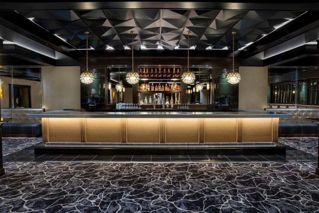 Acoustic plaster ceiling tiles that look nothing like boring