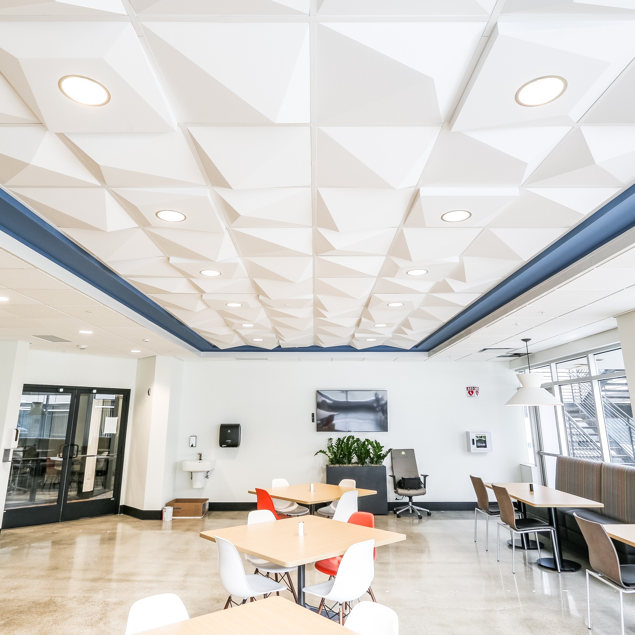 SchmittCo - Above View Acoustic plaster ceiling tiles SchmittCo - Above View Acoustic plaster ceiling tiles