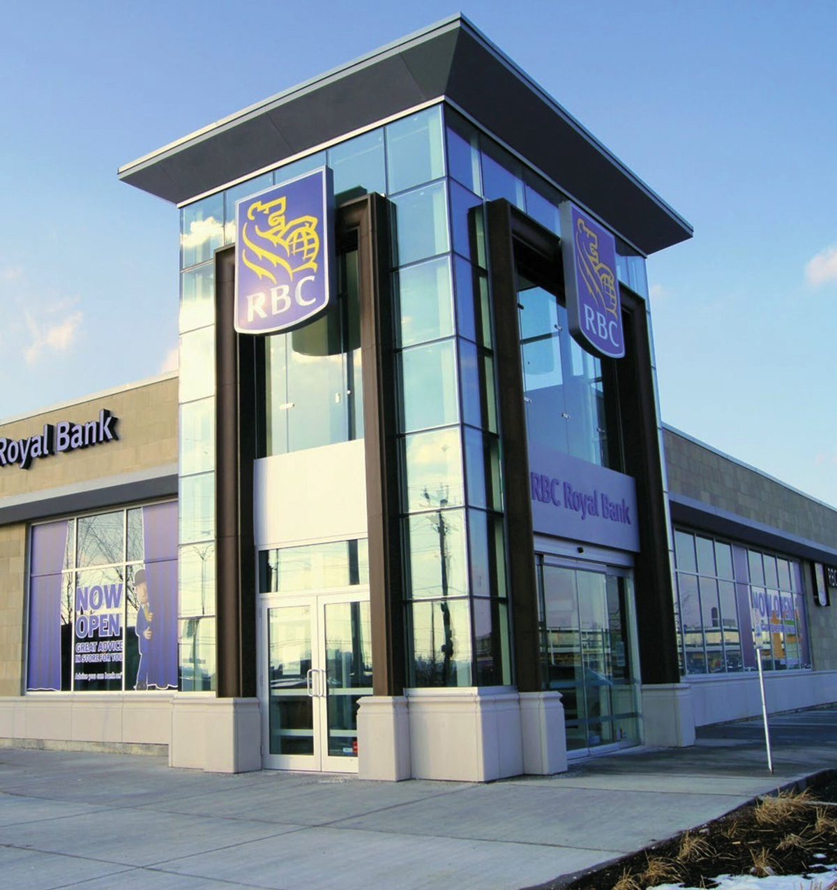 SchmittCo - Formglas FRP - CORNICES & PORTAL ENTRY - RBC BANK BRANCH, MISSISSAUGA