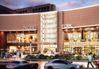 SchmittCo - Formglas FRP - PRE-FINISHED GOLD SILVER METALLIC FRP LINKED SCREEN - THE GALLERIA, HOUSTON